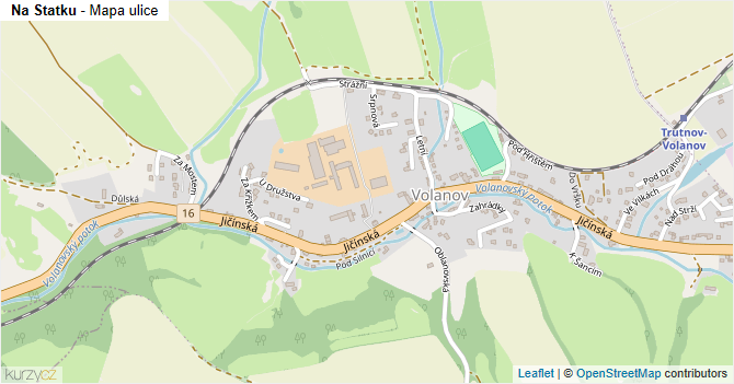 Na Statku - mapa ulice