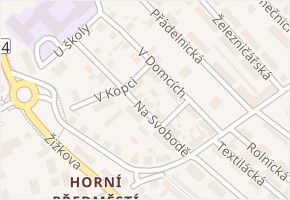 Na Svobodě v obci Trutnov - mapa ulice