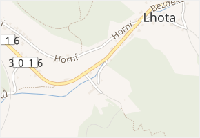 Na Úbočí v obci Trutnov - mapa ulice