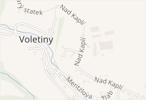 Nad Roklí v obci Trutnov - mapa ulice