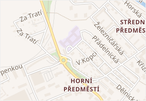 Nám. Svobody v obci Trutnov - mapa ulice