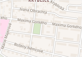 náměstí Osvobození v obci Trutnov - mapa ulice