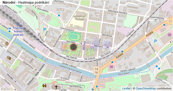 Národní - mapa podnikání