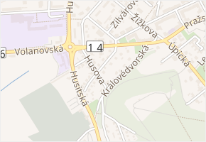 Obránců míru v obci Trutnov - mapa ulice