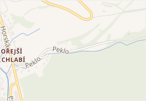 Peklo v obci Trutnov - mapa ulice