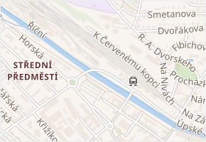 Pod Houskou v obci Trutnov - mapa ulice