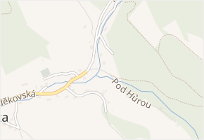 Pod Hůrou v obci Trutnov - mapa ulice