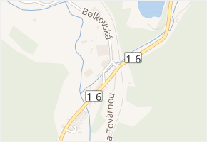 Pod Viaduktem v obci Trutnov - mapa ulice