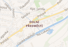 Přerušená v obci Trutnov - mapa ulice