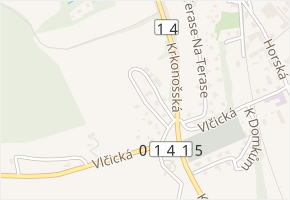 Příkrá v obci Trutnov - mapa ulice