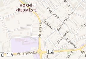 Psohlavců v obci Trutnov - mapa ulice