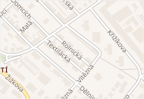 Rolnická v obci Trutnov - mapa ulice