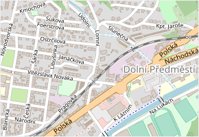 Spodní v obci Trutnov - mapa ulice