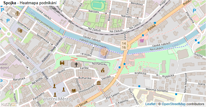 Spojka - mapa podnikání