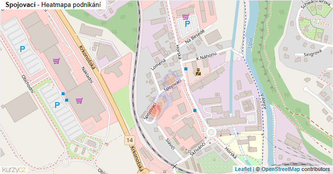 Spojovací - mapa podnikání