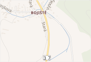 Stará v obci Trutnov - mapa ulice