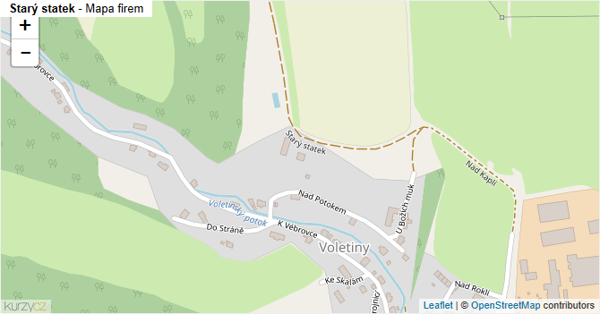 Starý statek - mapa firem