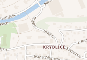 Svažitá v obci Trutnov - mapa ulice