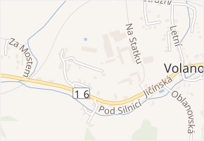 U Družstva v obci Trutnov - mapa ulice