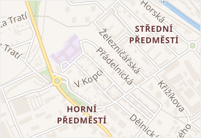 V Domcích v obci Trutnov - mapa ulice