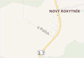 V Polích v obci Trutnov - mapa ulice
