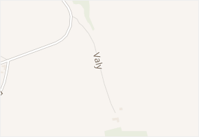 Valy v obci Trutnov - mapa ulice