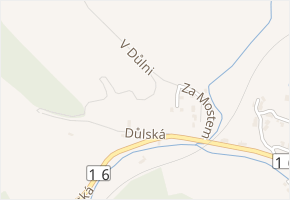 Za Mostem v obci Trutnov - mapa ulice