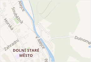 Za Úpou v obci Trutnov - mapa ulice