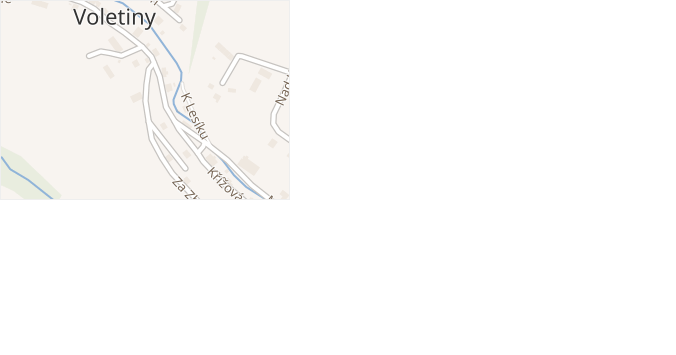 Za Zbrojnicí v obci Trutnov - mapa ulice