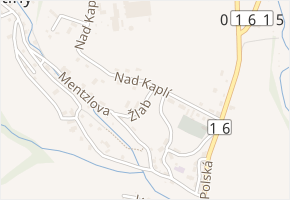 Žlab v obci Trutnov - mapa ulice