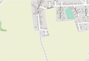 U Kapličky v obci Tuchlovice - mapa ulice