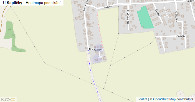 U Kapličky - mapa podnikání