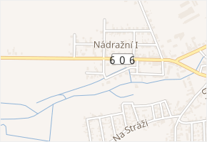 V Lukách v obci Tuchlovice - mapa ulice