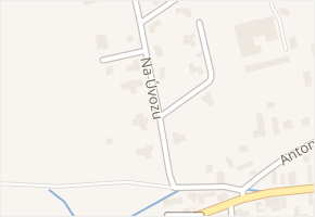 V Úvoze v obci Tuchlovice - mapa ulice
