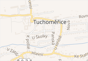 Krátká v obci Tuchoměřice - mapa ulice