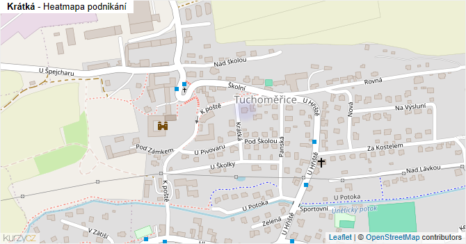 Krátká - mapa podnikání