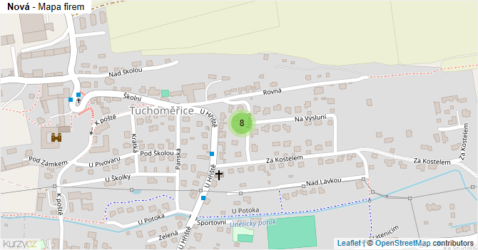Nová - mapa firem