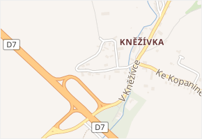U Kopečku v obci Tuchoměřice - mapa ulice