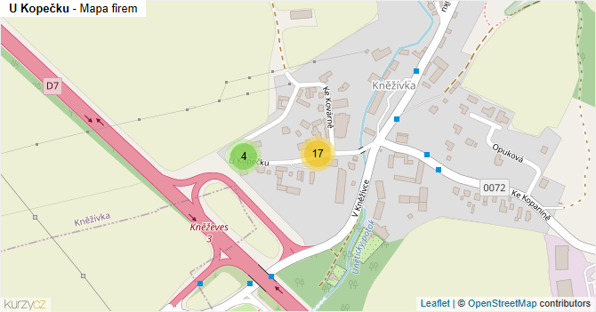 U Kopečku - mapa firem