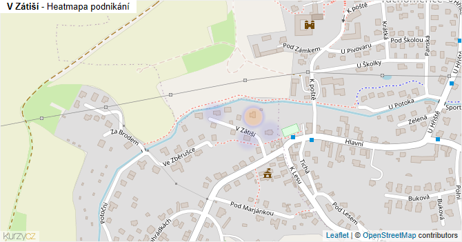 V Zátiší - mapa podnikání