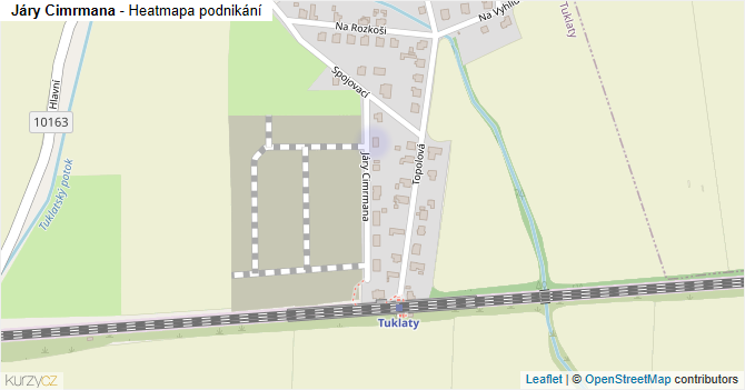 Járy Cimrmana - mapa podnikání