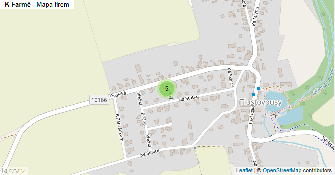 K Farmě - mapa firem
