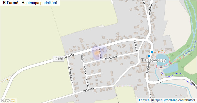 K Farmě - mapa podnikání