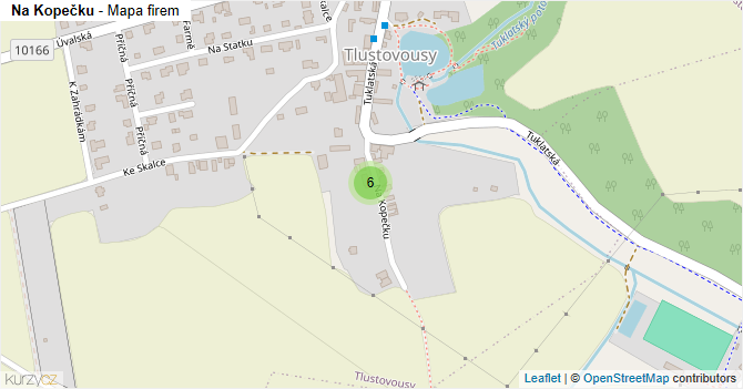 Na Kopečku - mapa firem