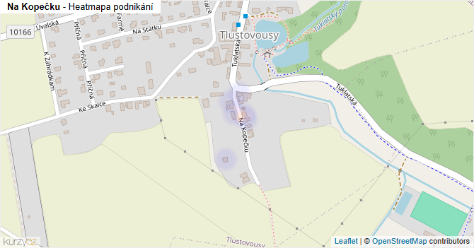 Na Kopečku - mapa podnikání