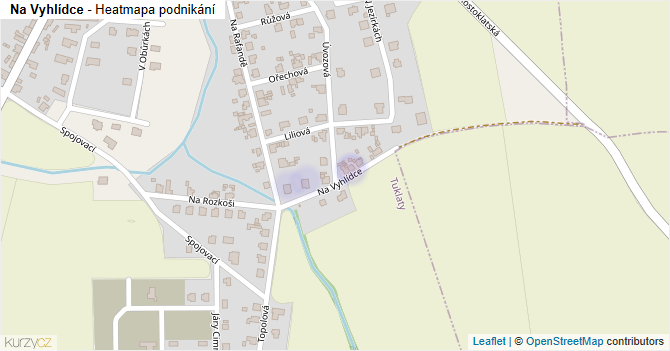 Na Vyhlídce - mapa podnikání