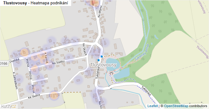 Tlustovousy - mapa podnikání