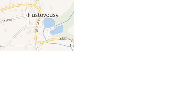 Tuklatská v obci Tuklaty - mapa ulice