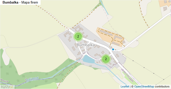 Bumbalka - mapa firem
