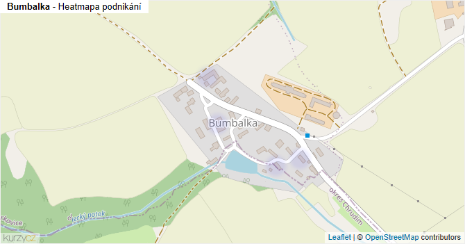 Bumbalka - mapa podnikání